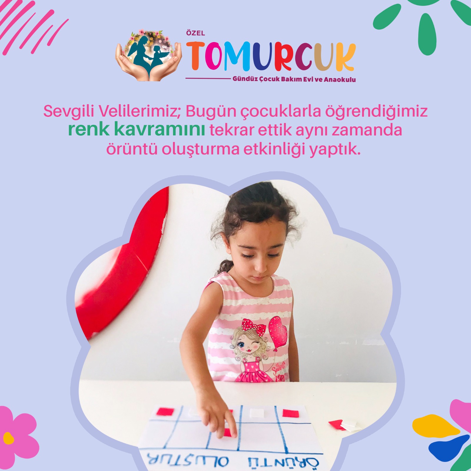 Tomurcuk Gündüz Bakım Evi - Etkinlikler